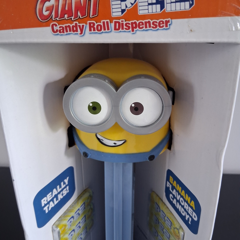 2017 Pez Minion Candy Dispenser - Yellow and Blue